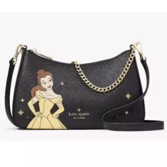 kate spade new york Handbags - Kate Spade Disney Belle Beauty and The Beast Crossbody Convertible Bag Purse